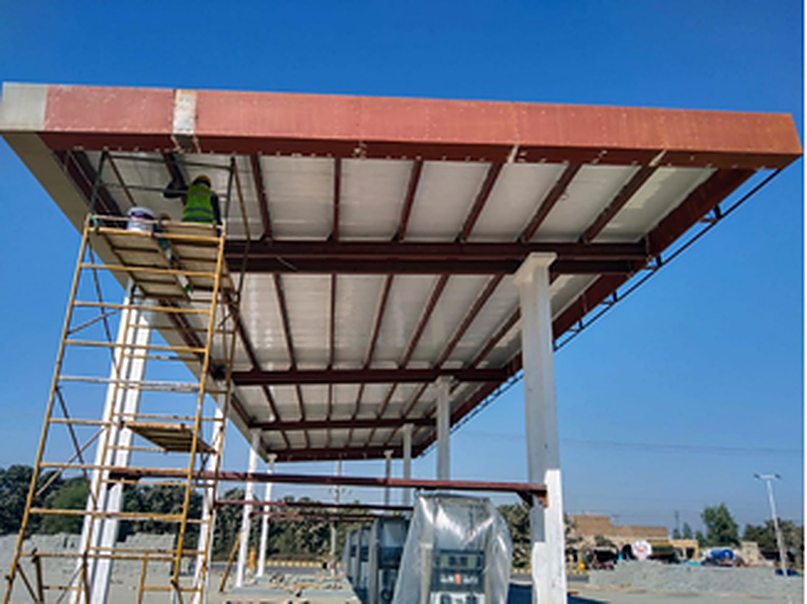 Canopy roof sheeting