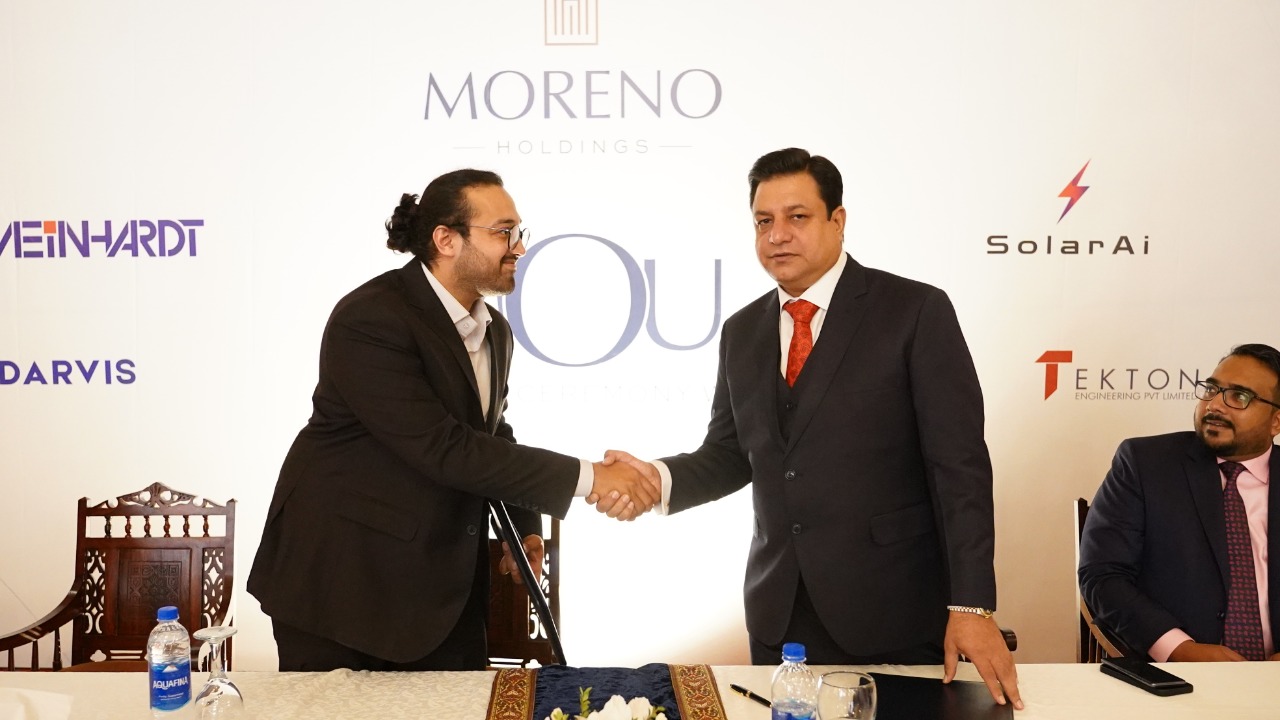 MOU signing ceremony with Moreno Holdings, Serena Hotel, Islamabad