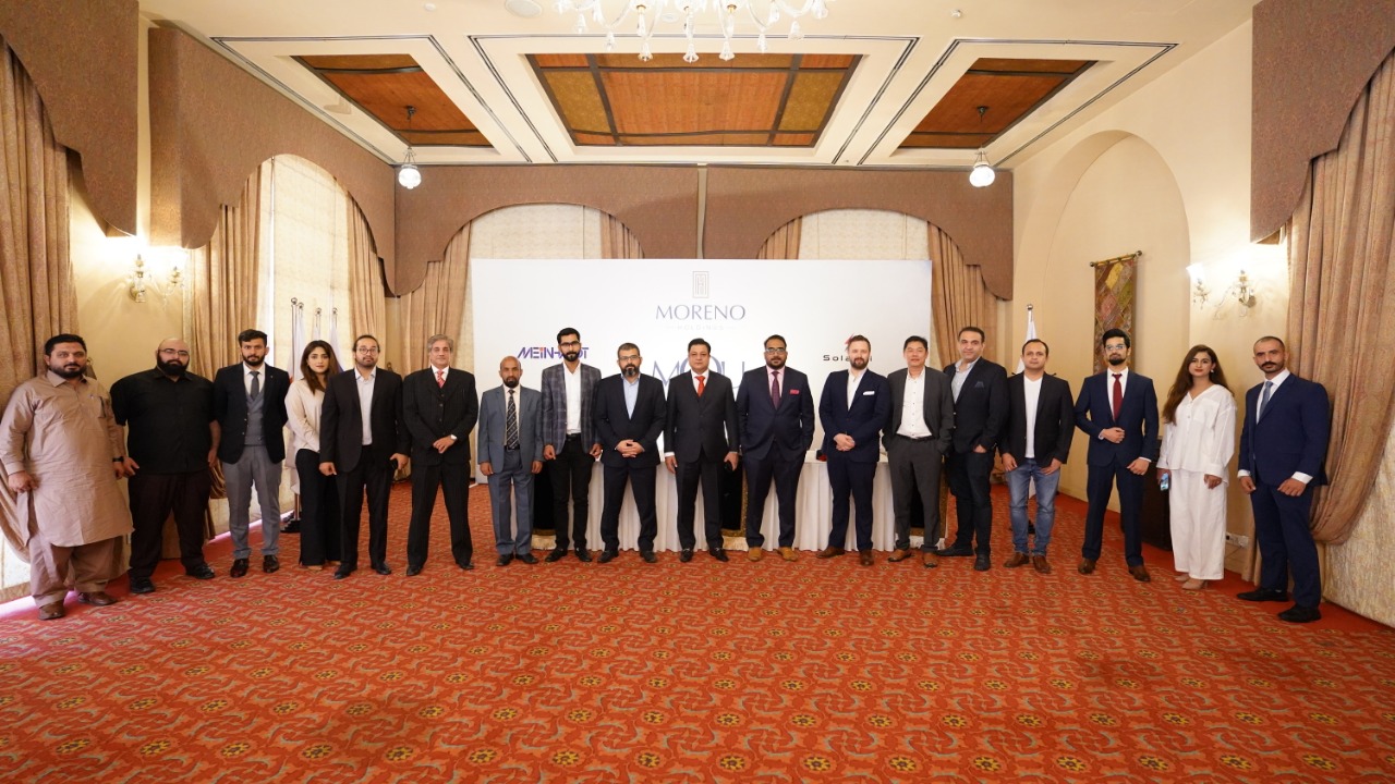 MOU signing ceremony with Moreno Holdings, Serena Hotel, Islamabad